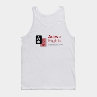 Red Aces and Eights Tank Top